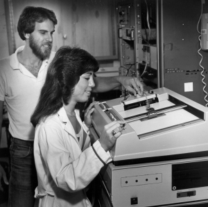 With John G. Trunk, Denise C. Monteleone, and others, John developed a two-dimensional scanner to analyze photographic negatives of ethidium bromide-stained DNA-agarose gels